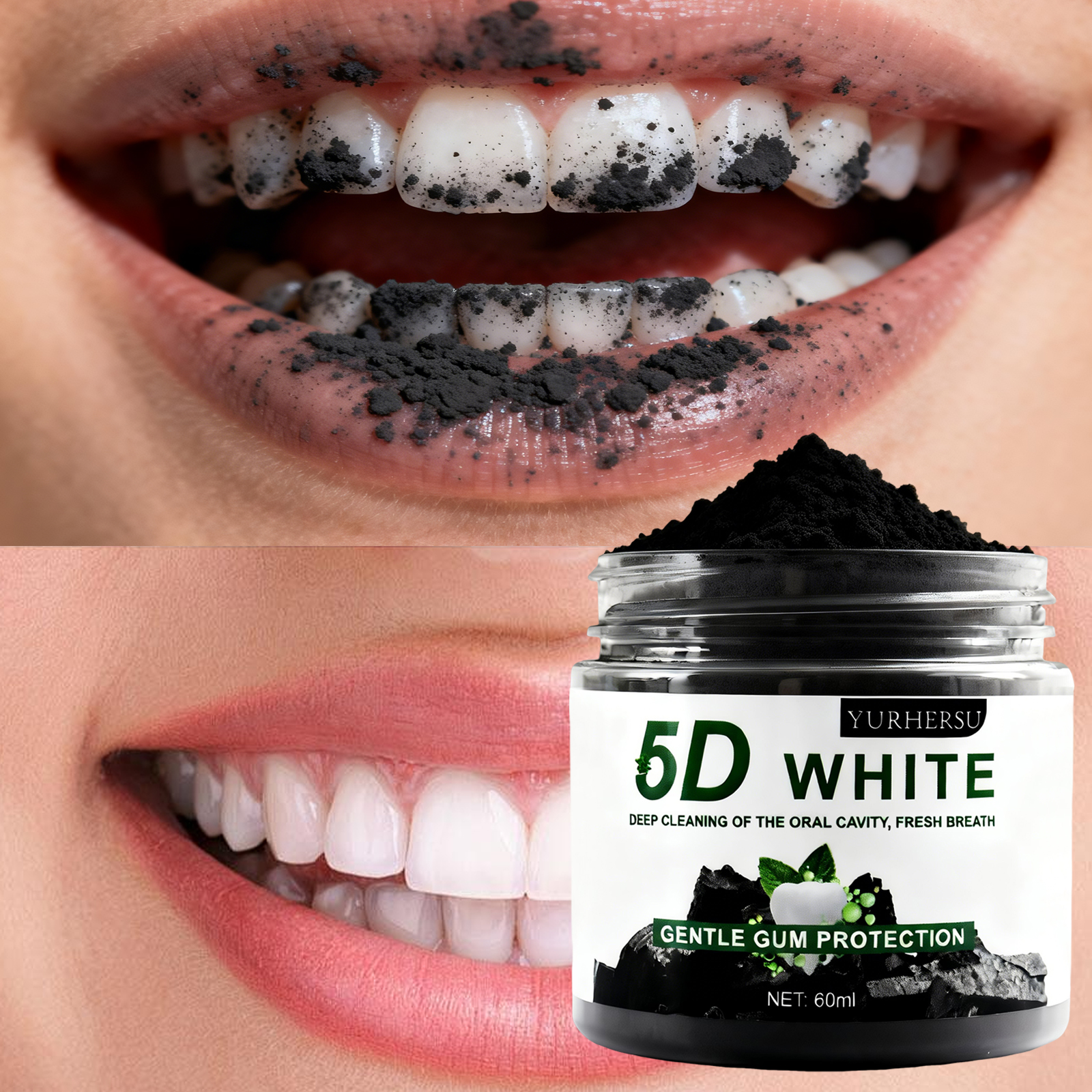 Teeth Whitening Charcoal Powder - Bamboo Charcoal Teeth Whitening Powder Natural