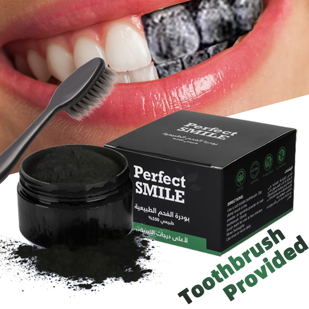 Teeth Whitening Charcoal Powder - Teeth Whitening Powder Organic Activated Charcoal