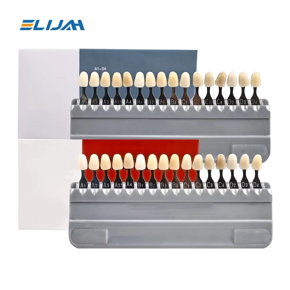 Teeth Whitening With Trays - ELIJAH Master Dental Bleach Shade Guide