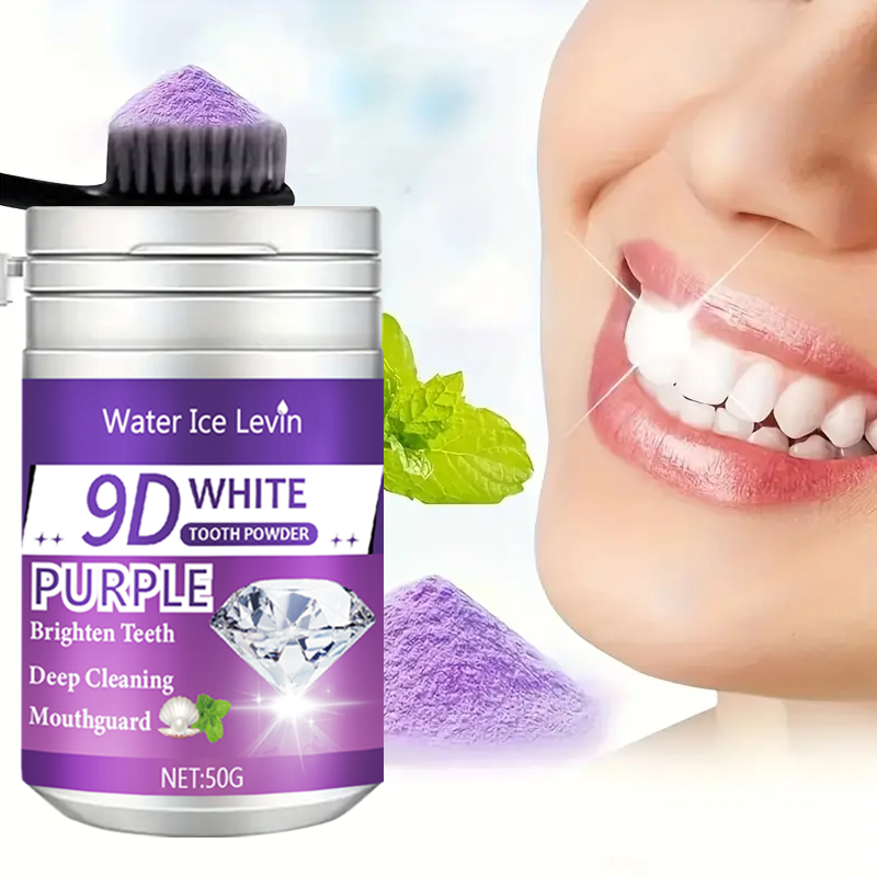 Teeth Whitening Quick - 9D White Tooth Powder Brightens Teeth.