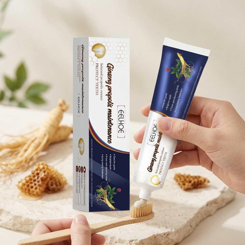 Teeth Whitening Naturally - Ginseng Propolis Whitening Toothpaste Decontaminate Remove
