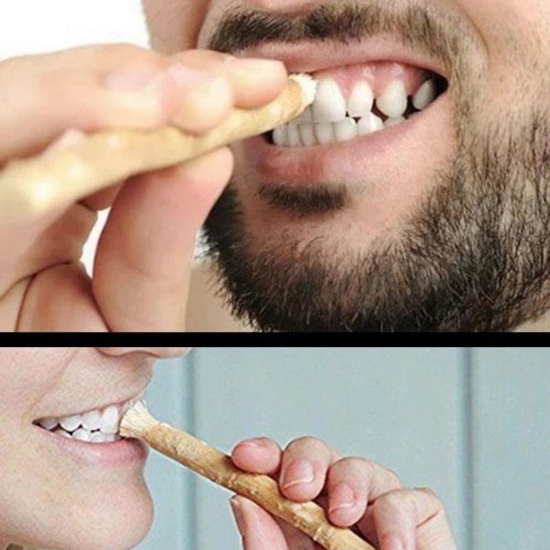 Teeth Whitening Naturally - 1Pcs Portable Natural Miswak Toothbrush Traditional