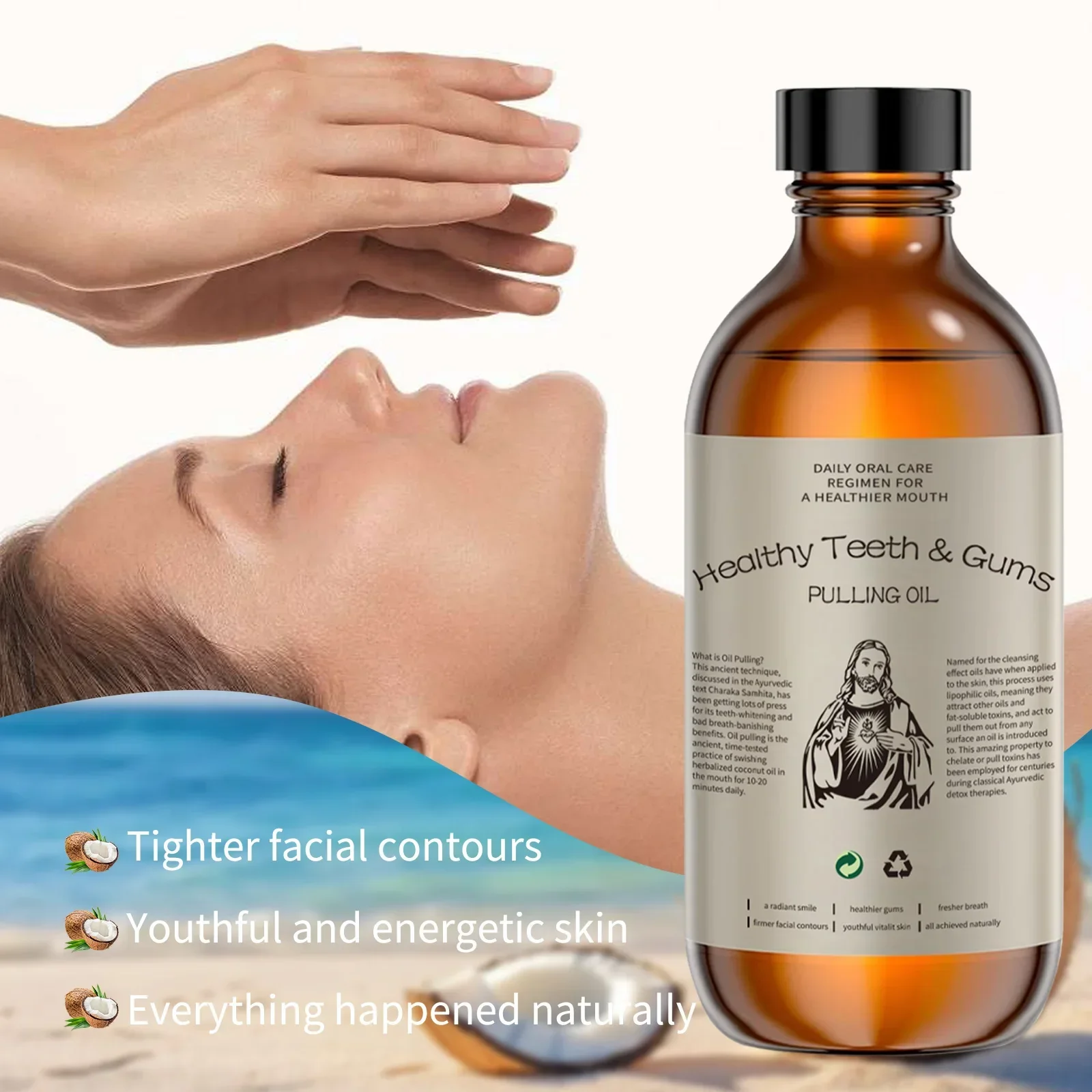 Coconut Pulling Oil Mouthwash  – Coconut Oil Pull recenzja i cena