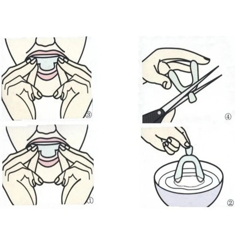 1/3/6pairs Silicone Mouth Guar – Teeth Whitening With Trays recenzja i cena