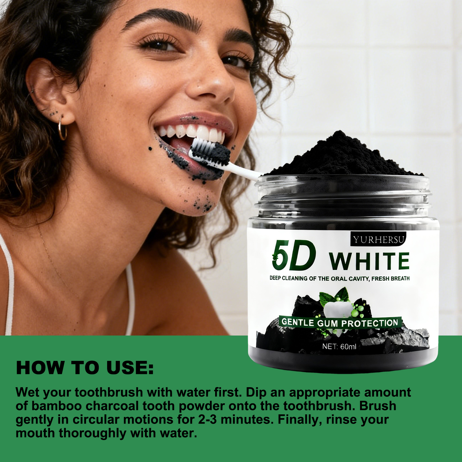 Bamboo Charcoal Teeth Whitenin – Teeth Whitening Charcoal Powder recenzja i cena