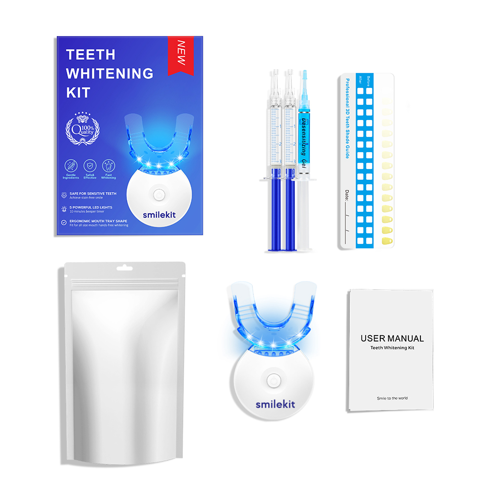 Teeth Whitening Kit - 5X LED L – Teeth Whitening With Hydrogen Peroxide recenzja i cena