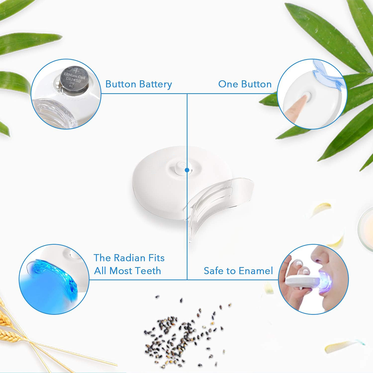 Teeth Whitening Kit - 5X LED L – Teeth Whitening With Hydrogen Peroxide recenzja i cena