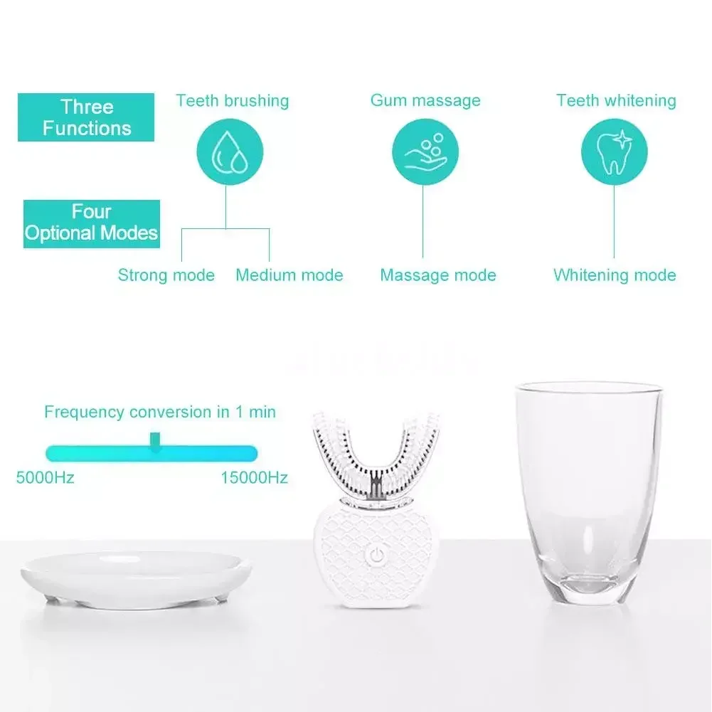 Ultrasonic Electric Toothbrush – Teeth Whitening Blue Light recenzja i cena