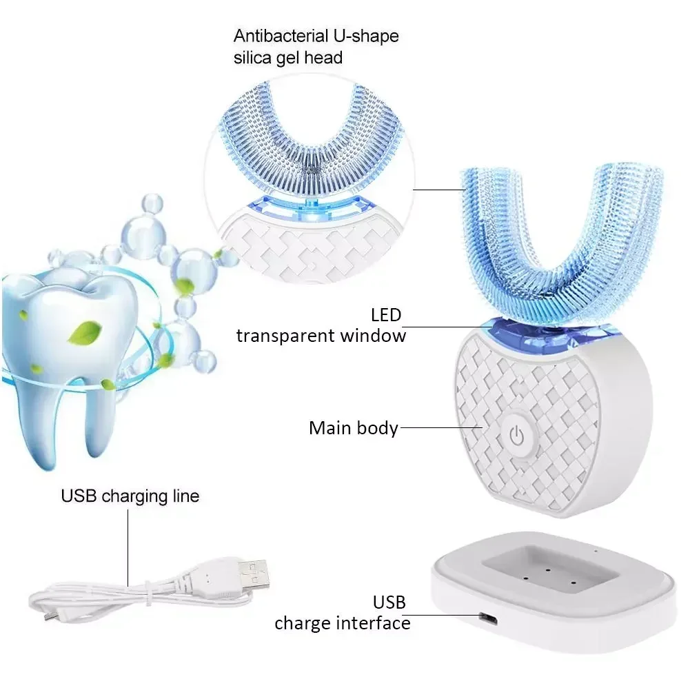 Ultrasonic Electric Toothbrush – Teeth Whitening Blue Light recenzja i cena