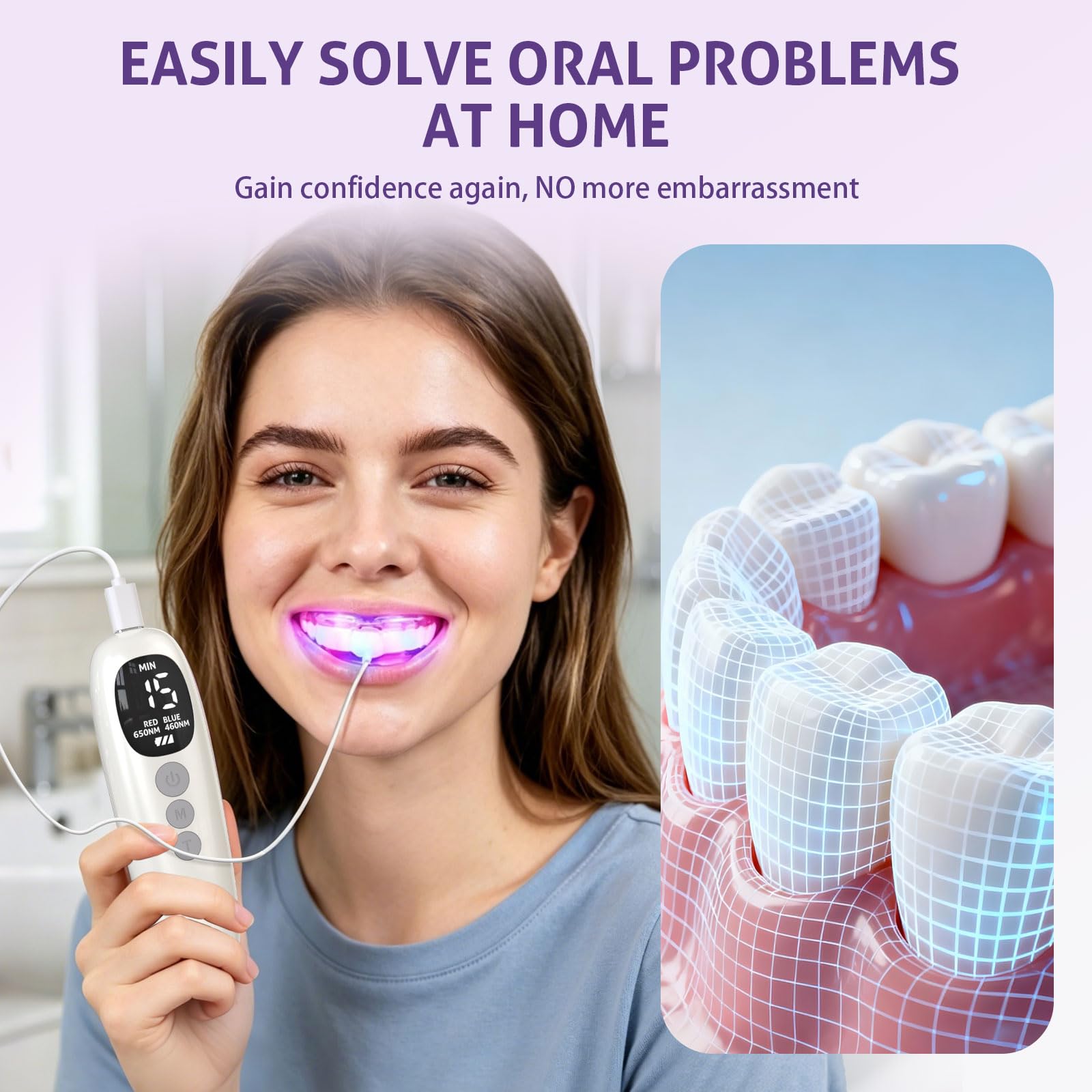 Red Blue Light Therapy Teeth W – Teeth Whitening Led Kit recenzja i cena