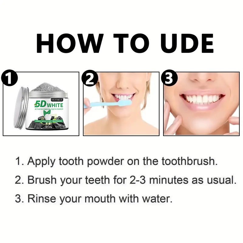 YUlTlKUE 5D White Activated ch – Teeth Whitening Naturally recenzja i cena