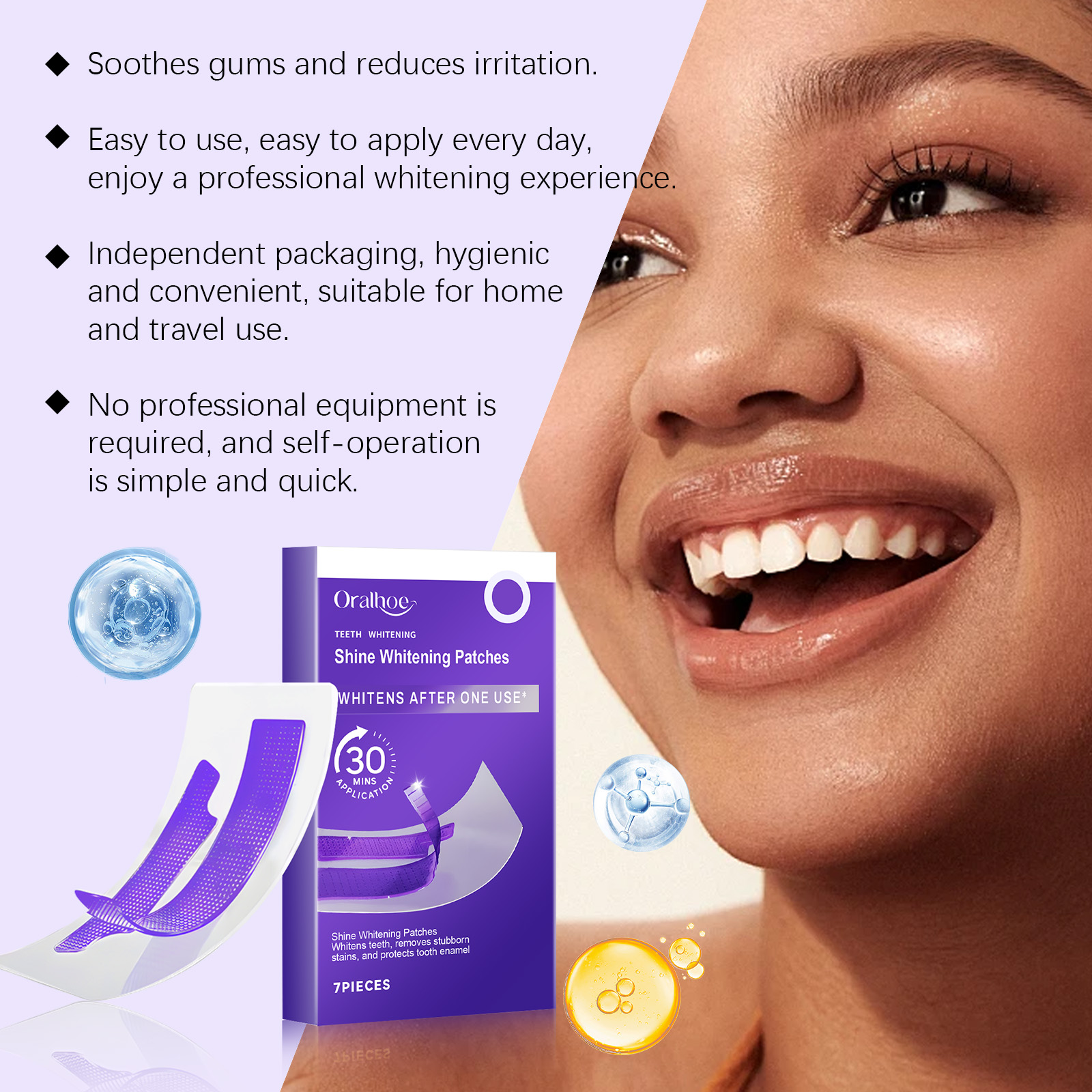 ORALHOE 7PCS/Box Teeth Whiteni – Teeth Whitening Quick recenzja i cena