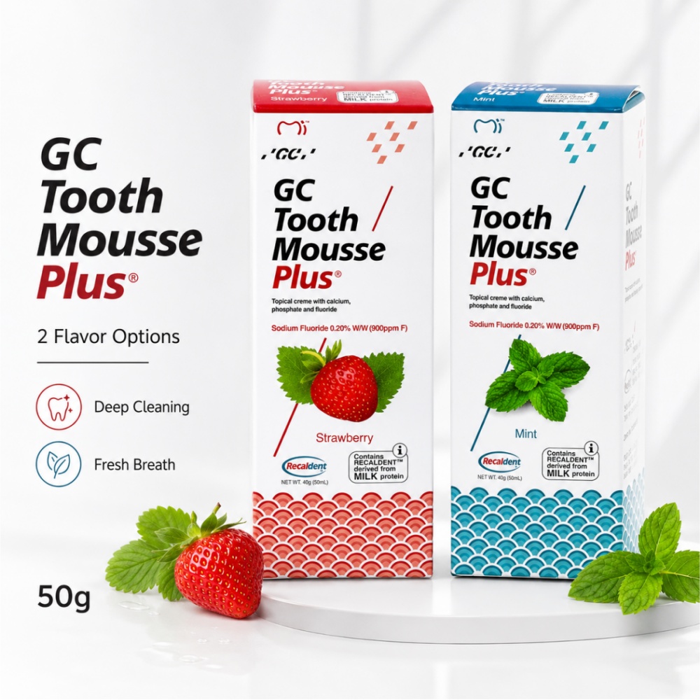 GCTooth Mousse Plus Mint Straw – Teeth Whitening Cream recenzja i cena