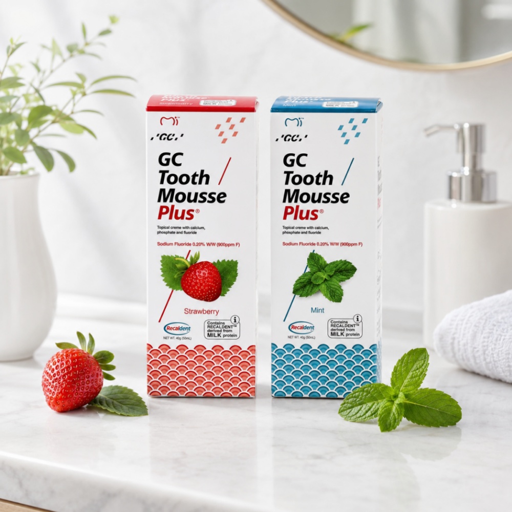 GCTooth Mousse Plus Mint Straw – Teeth Whitening Cream recenzja i cena