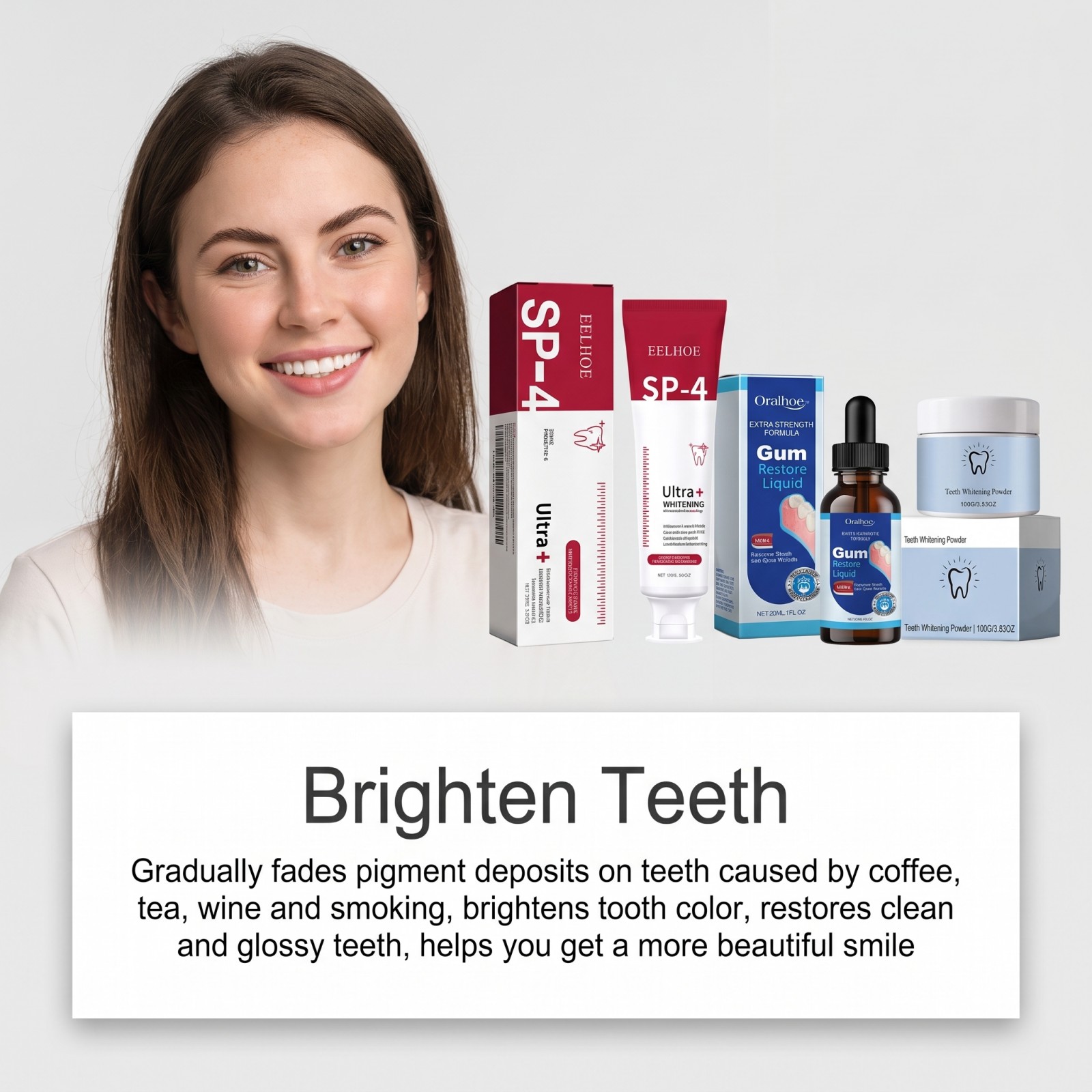 Oral Care Combo Set Whitening  – Teeth Whitening With Hydrogen Peroxide recenzja i cena