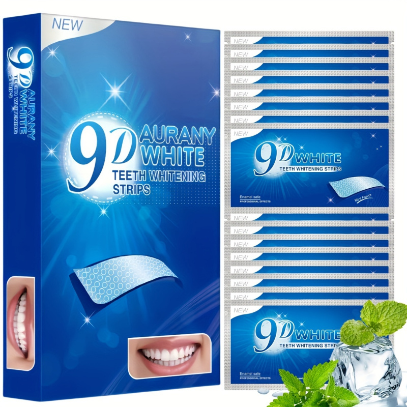 21 Pairs of 9D Aurany White Te – Teeth Whitening With Hydrogen Peroxide recenzja i cena