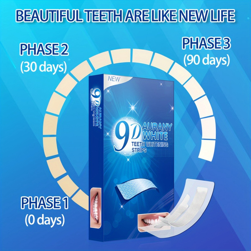 21 Pairs of 9D Aurany White Te – Teeth Whitening With Hydrogen Peroxide recenzja i cena
