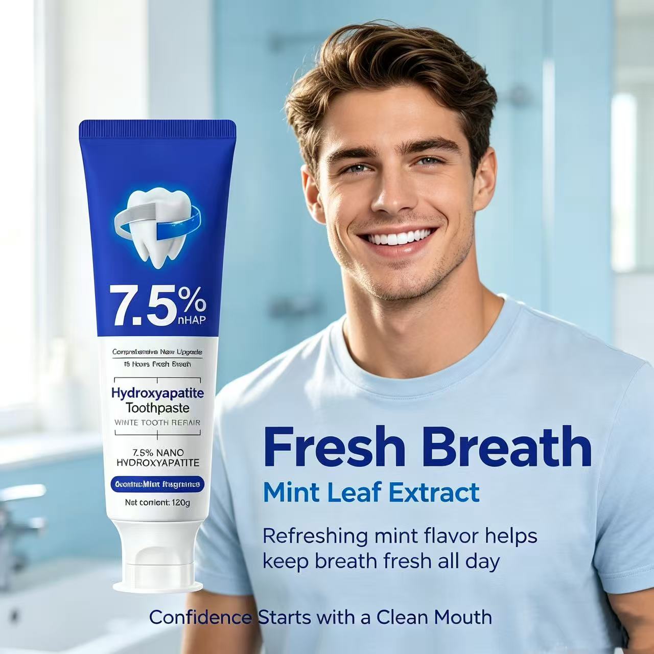 7.5%Nano Hydroxyapatite Toothp – Teeth Whitening Cream recenzja i cena