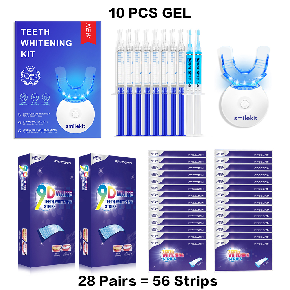 Teeth Whitening Kit - 5X LED L – Teeth Whitening With Hydrogen Peroxide recenzja i cena
