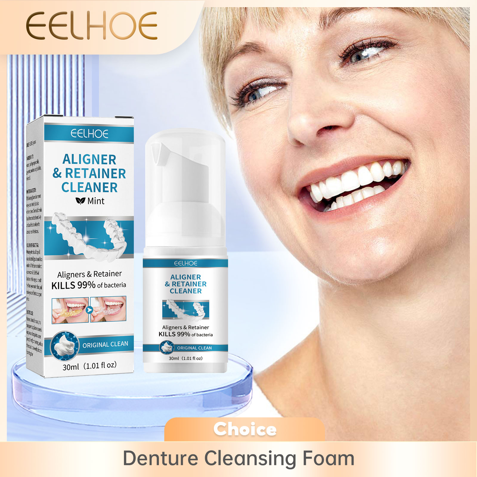 Aligner Denture Cleaner Foam D – Teeth Whitening Naturally recenzja i cena
