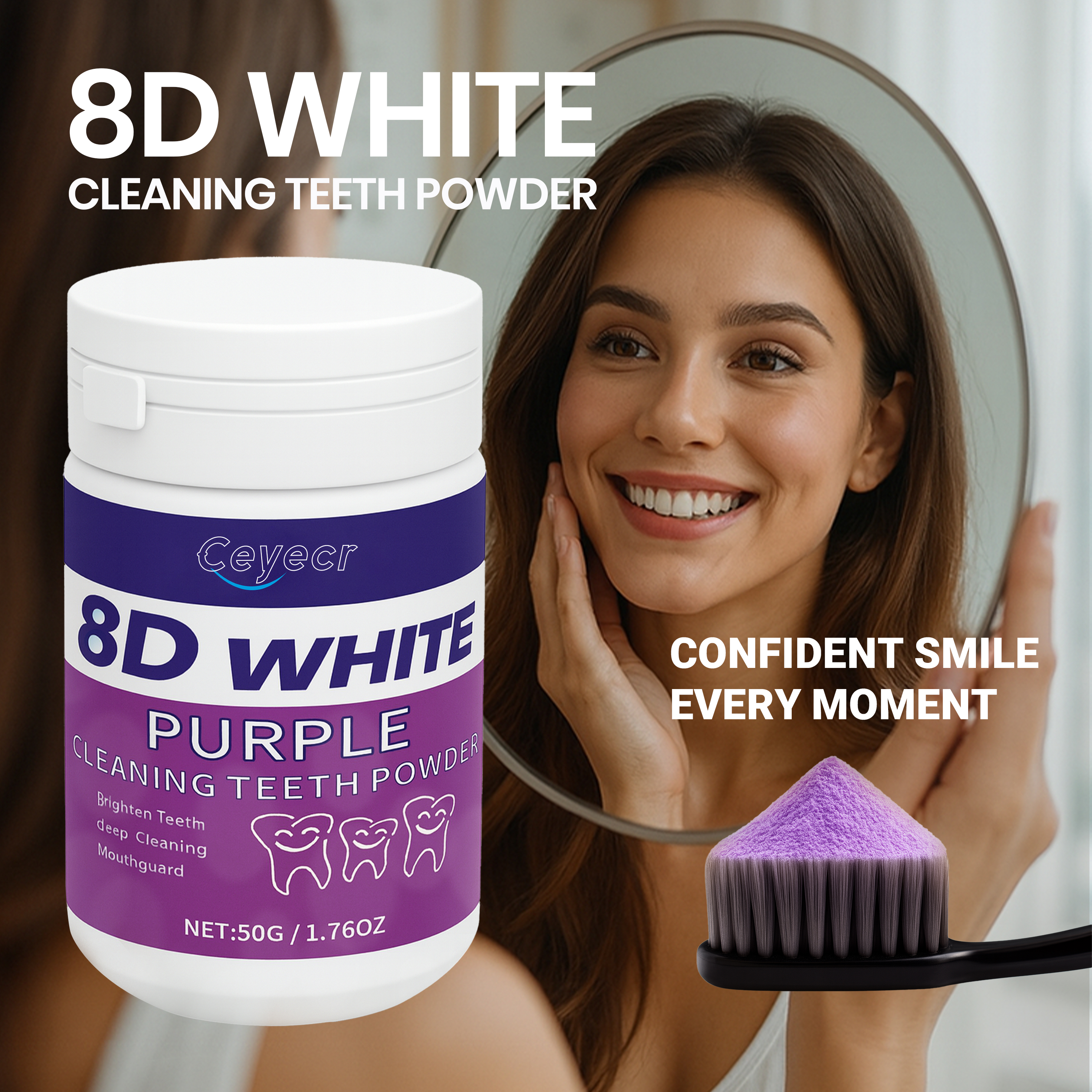 8D white Teeth Whitening Powde – Teeth Whitening Cream recenzja i cena