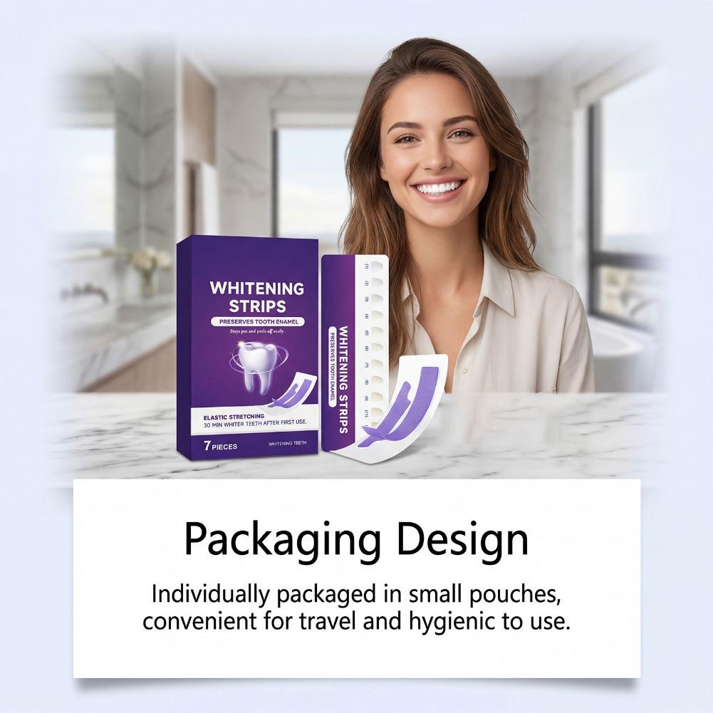 Purple Teeth Whitening Strips  – Teeth Whitening Quick recenzja i cena