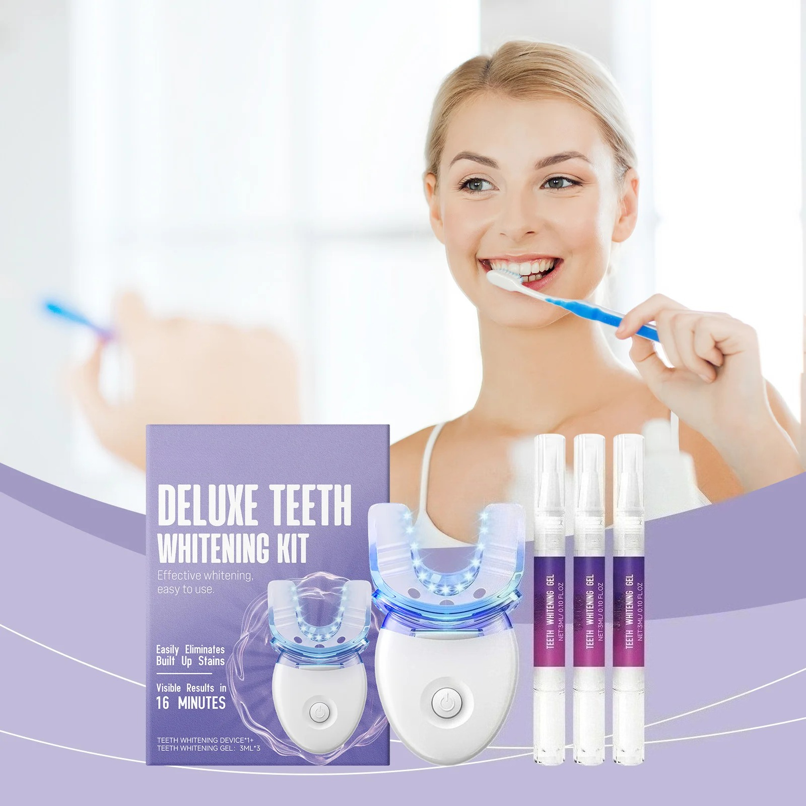 LED Teeth Whitening Gel Kit –  – Teeth Whitening Led Kit recenzja i cena