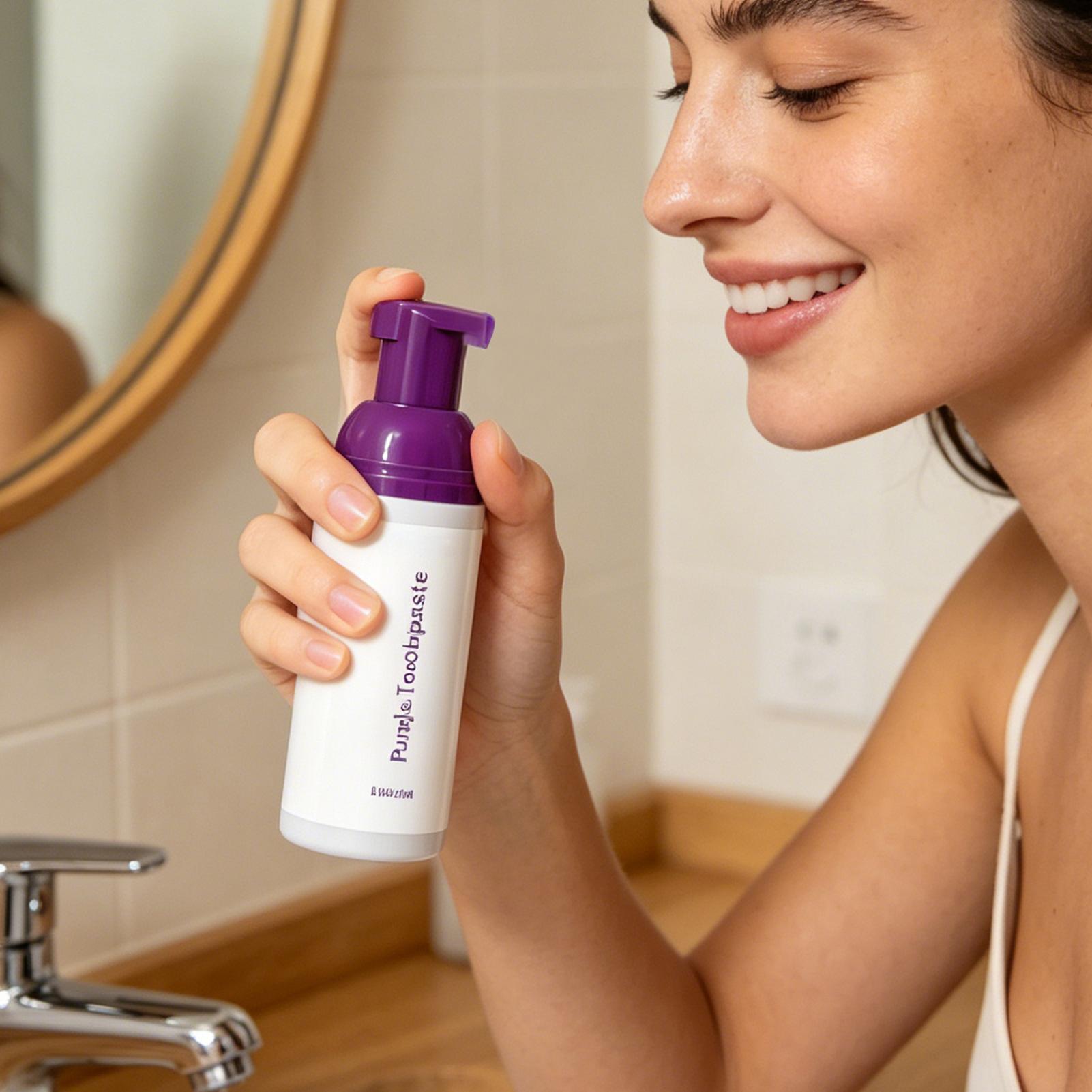 50ml Foam Toothpaste Brighteni – Teeth Whitening Before And After recenzja i cena
