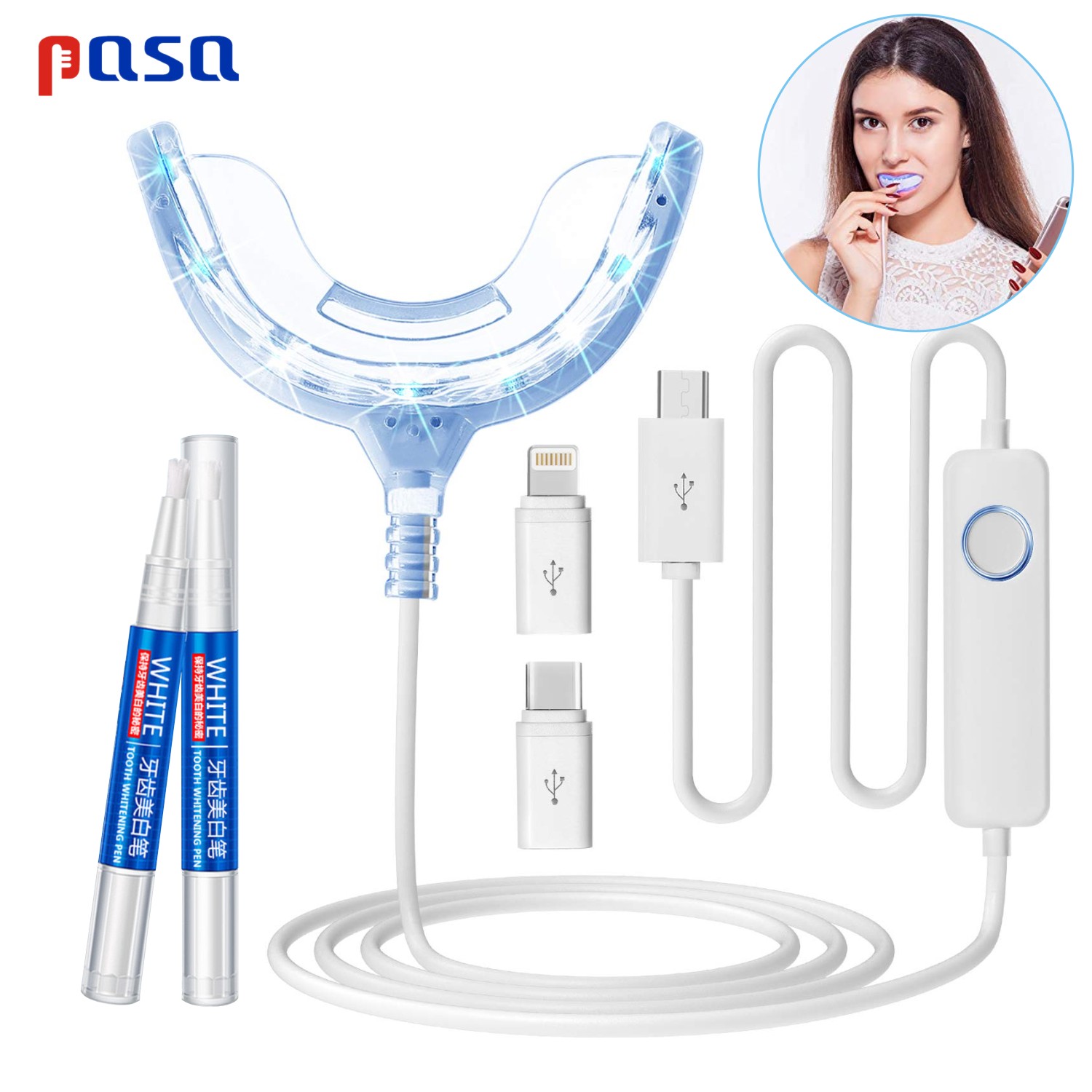 Portable LED Cold Blue Light S – Teeth Whitening Led Kit recenzja i cena