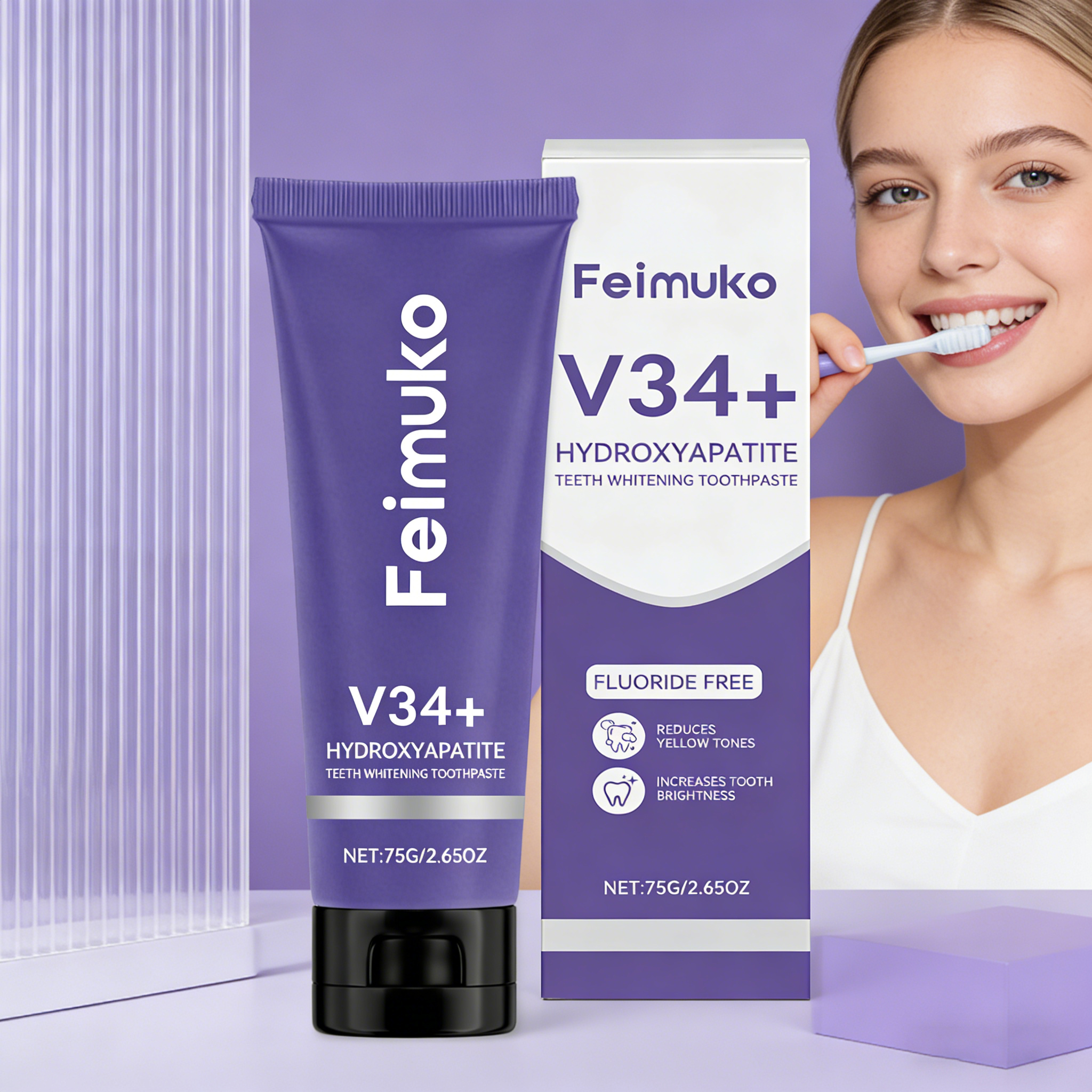 Feimuko Teeth Whitening Toothp – Teeth Whitening Quick recenzja i cena