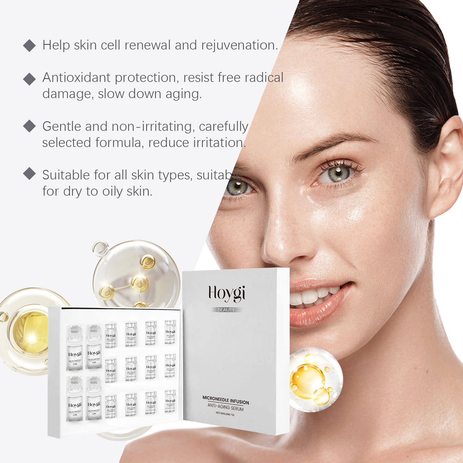 Firming Facial Serum Set with  – Coconut Oil Pull recenzja i cena