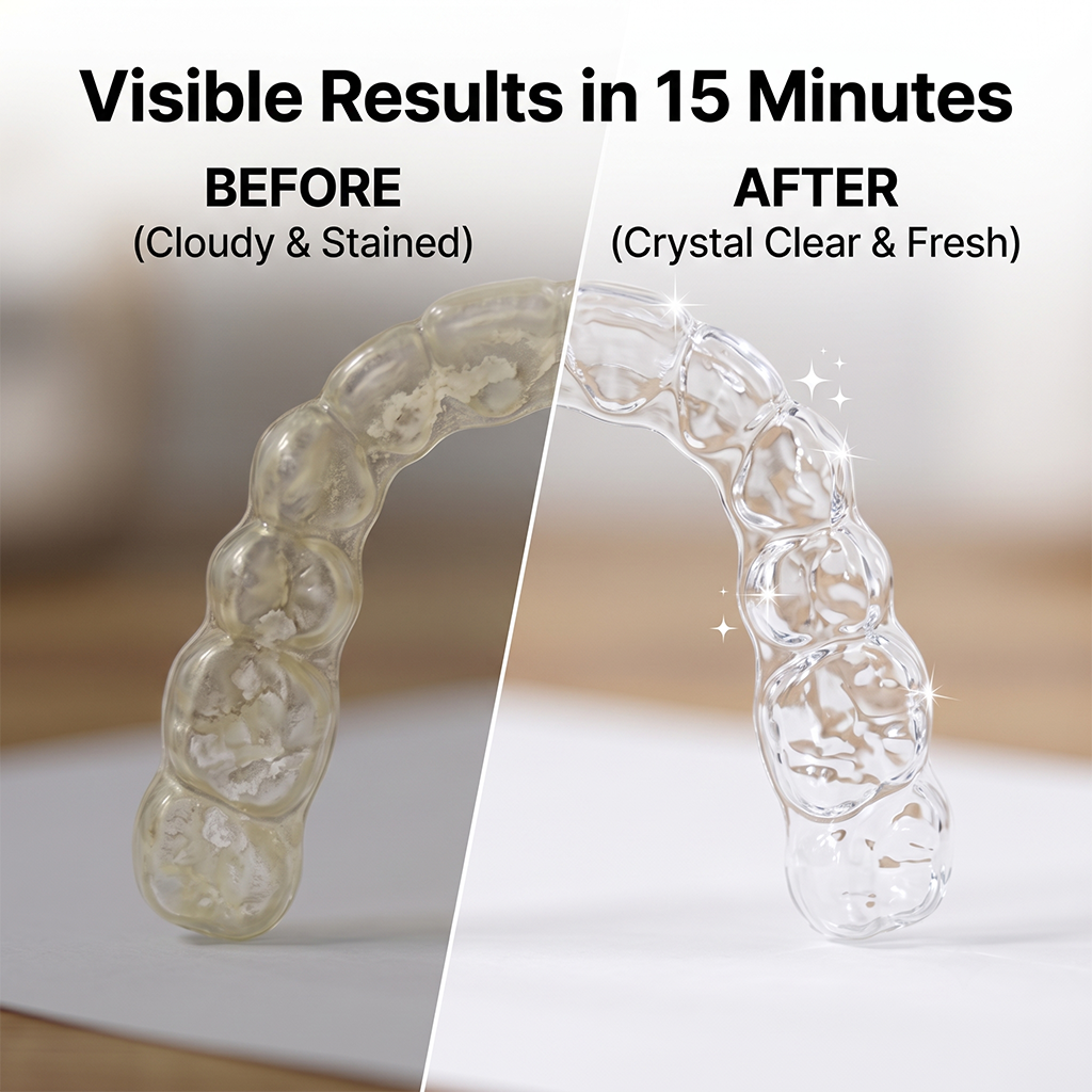Denture Cleaning Tablets for T – Teeth Whitening With Trays recenzja i cena