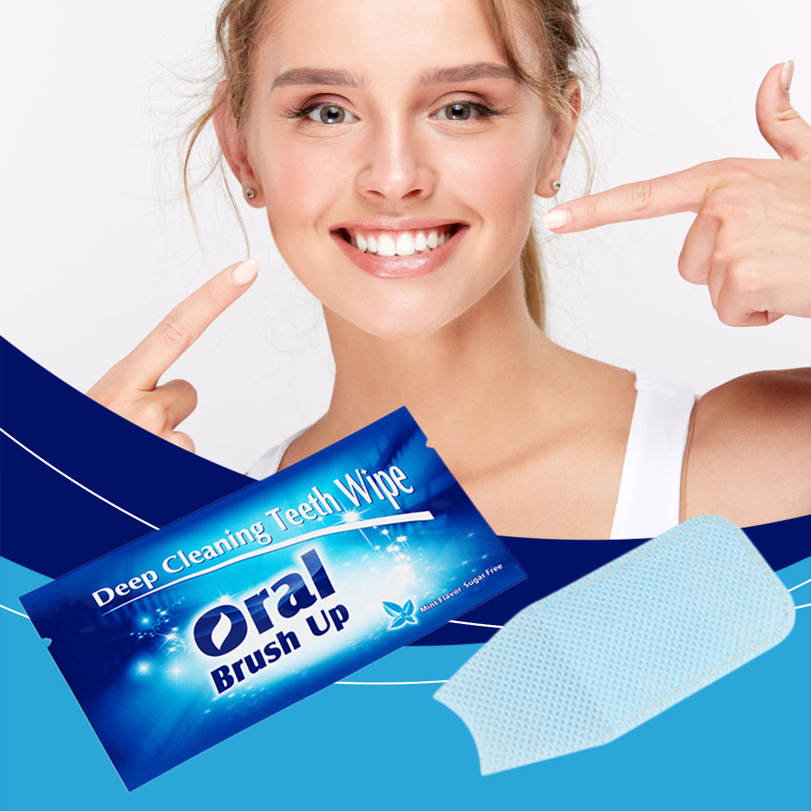 Finger Sleeve Dental-Wipe For  – Teeth Whitening Quick recenzja i cena