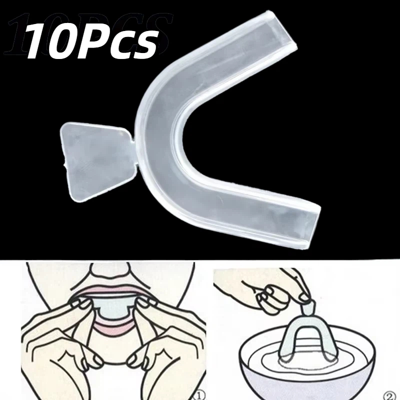 10Pcs/set Silicone Mouth Guard – Teeth Whitening With Trays recenzja i cena