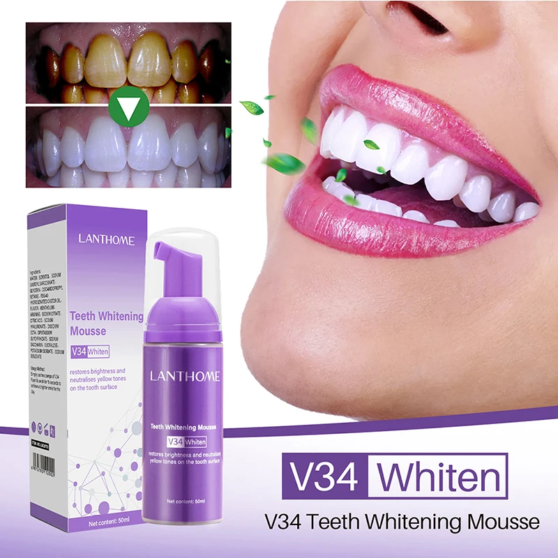 Mousse V34 Toothpaste Teeth Cl – Teeth Whitening Charcoal Powder recenzja i cena