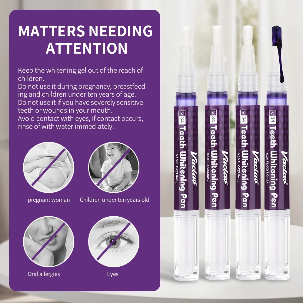 Vaclav V34 Purple teeth whiten – Teeth Whitening With Hydrogen Peroxide recenzja i cena
