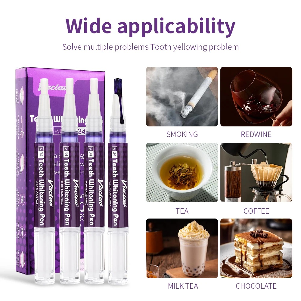 Vaclav V34 Purple teeth whiten – Teeth Whitening With Hydrogen Peroxide recenzja i cena